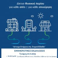 Ενημερωτικές εκδηλώσεις για το έργο του Φυσικού Αερίου στη Χαλκίδα - Υποβολή αιτήσεων σύνδεσης